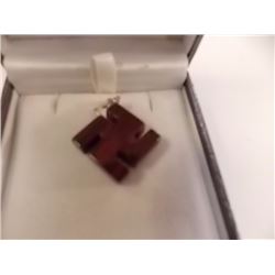 NEW STONE SWASTIKA PENDANT
