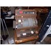 Image 1 : VINTAGE NATIONAL CASH REGISTER WITH WOOD TONE METAL