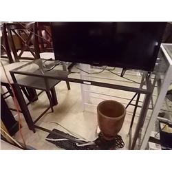 HALL TABLE - METAL & GLASS