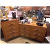 Image 1 : RETRO DRESSERS - 4 DRAWER & 6 DRAWER WITH MIRROR 2 DRESSERS - 1 MONEY