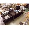 Image 2 : COFFEE & END TABLE SET - 3 PC