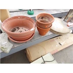 PLANT POTS - 4 TTL