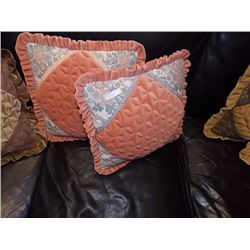 NEW HAND CRAFTED THROW CUSIONS - 2 TTL