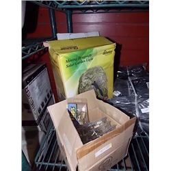 BOX - HARDWARE, SOLAR LITES, CD RACK ETC