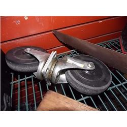 HEAVY DUTY SWIVEL CASTERS - 2 TTL