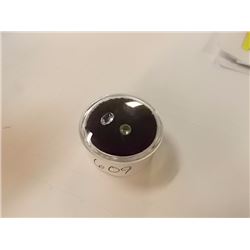 GEMSTONES -  2 TTL - CITRINE (ROUND)  & WHITE TOPAZ(OVAL)