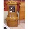 Image 2 : VINTAGE EAST LAKE QUEBEC ASH DRESSER WITH MIRROR - CIRCA 1870