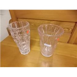 GLASS VASES - 2 TTL