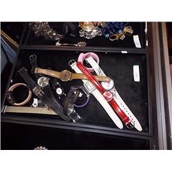TRAY ASSORTED WATCHES - NO TRAY