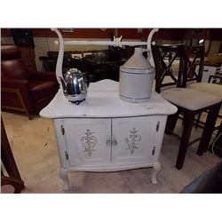 VINTAGE WASH STAND WITH DOORS IN THE BASE