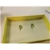 Image 1 : EARRINGS -HEART FACETED PERIDOT IN STERLING SILVER SETTING - RETAIL ESTIMATE $275