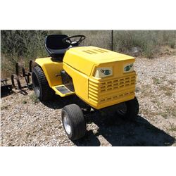 Craftsman Lawn Tractor- Spring Tooth- Wheel Weights- Custom Paint Job- Runs good