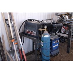 Farm Hand 115 Wire Feed Welder- Bottles- Leads- Cart
