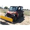 Image 1 : 2014 Polaris Ranger Side by Side-4X4- Low and High Range- Add On Cab- Heater- Fan- Adjustable Blade