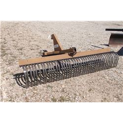 Five Point by King Kutter Rock Rake- 3 Point- 7'