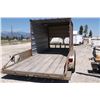 Image 4 : Flatbed Trailer- Tandem Axle- 18'X7'- 11' Is coverd with heavy frame and tin- Pull Good