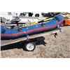 Image 2 : Momentum Oriole Raft- Frame- 12'- Trailer- Swivel Seats- 3 oars- Pump- Clear MT title