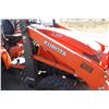 Image 1 : 2006 Kubota GST L39 Tractor- 4WD- Backhoe- Loader- Bucket- Forks- Chains- 39HP- Roll Bars- 449 Hours