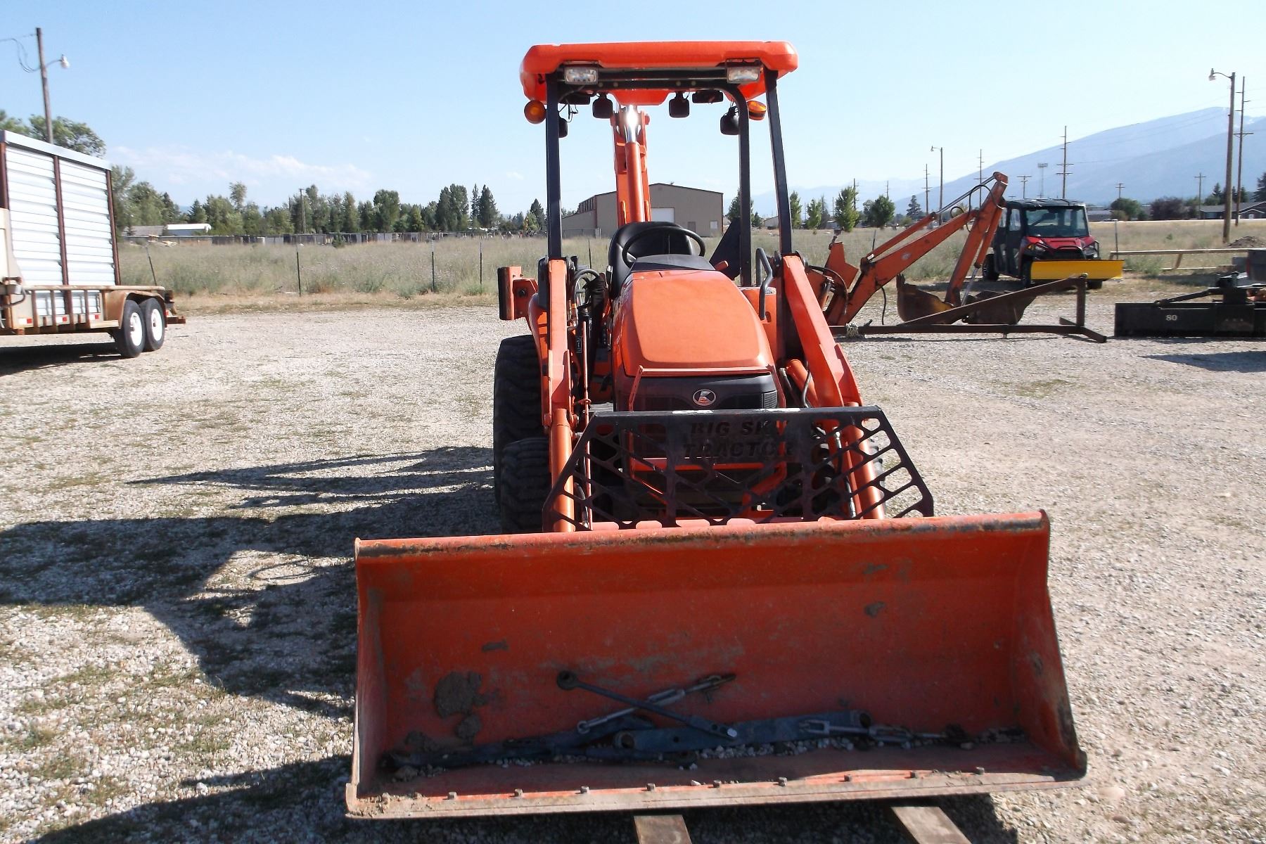 2006 Kubota GST L39 Tractor 4WD Backhoe Loader Bucket Forks