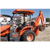 Image 5 : 2006 Kubota GST L39 Tractor- 4WD- Backhoe- Loader- Bucket- Forks- Chains- 39HP- Roll Bars- 449 Hours