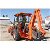 Image 6 : 2006 Kubota GST L39 Tractor- 4WD- Backhoe- Loader- Bucket- Forks- Chains- 39HP- Roll Bars- 449 Hours