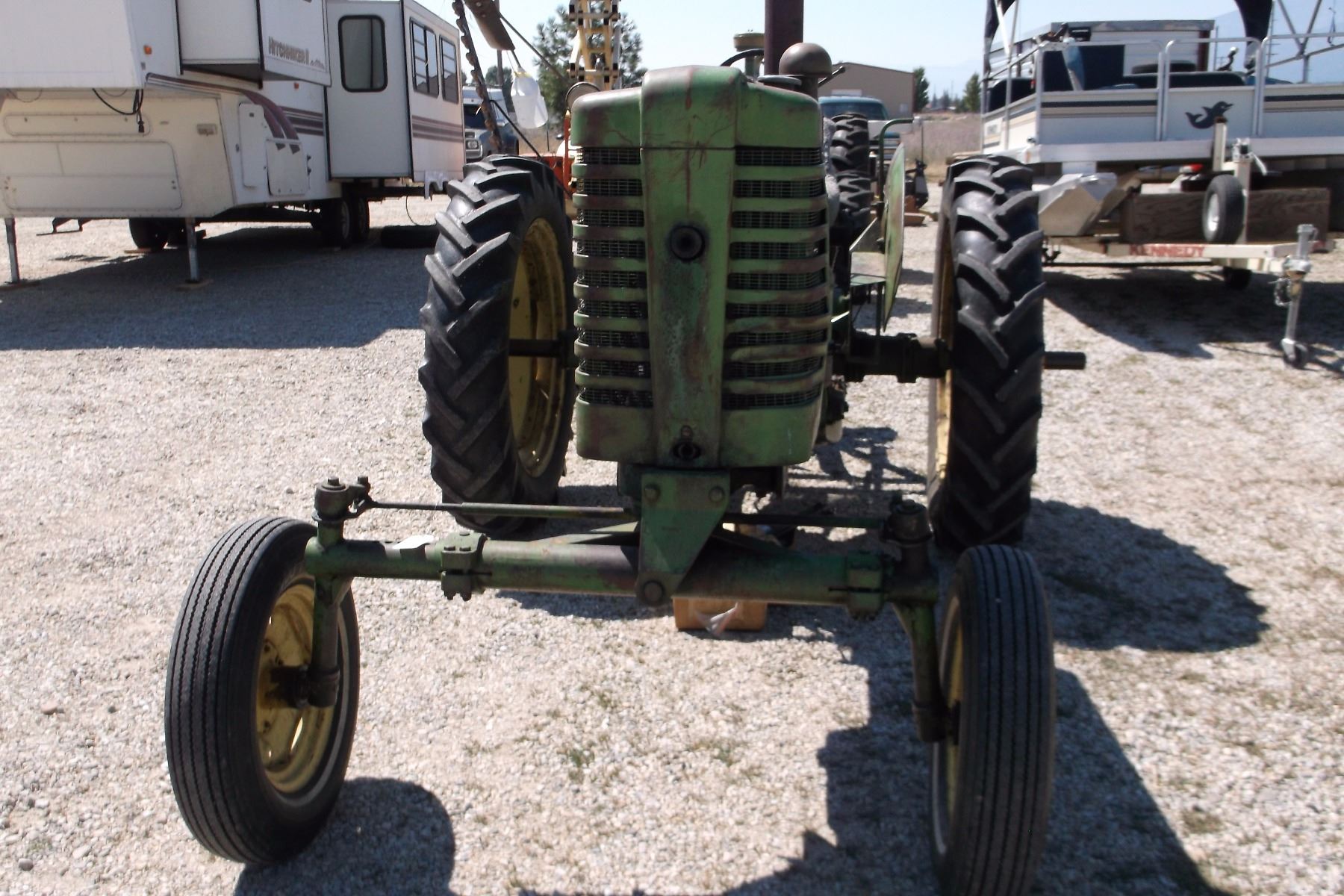 1952 John Deere MT Tractor 20HP Gas Good Rubber Maintenance Records