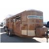 Image 2 : 1977 Circle J Trailer- 15' 4" X 5'- Mats- Forward Tack- Divider Gate- Toolbox- Clear MT title