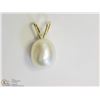 Image 1 : 14KT YELLOW GOLD FRESHWATER PEARL PENDANT