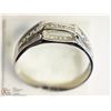 Image 4 : STERLING SILVER CUBIC ZIRCONIA MEN'S RING SIZE 9.5