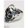 Image 1 : STAINLESS STEEL GRIM REAPER SKULL MEN'S RING