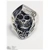 Image 2 : STAINLESS STEEL GRIM REAPER SKULL MEN'S RING