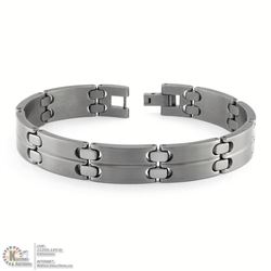 TITANIUM STAPLE LINK 8.5" MEN'S BRACELET
