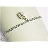 Image 2 : STERLING SILVER DIAMOND GIFT BOX PRESENT BRACELET