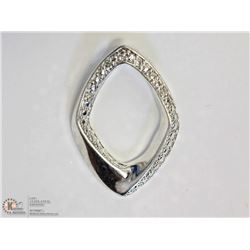 STERLING SILVER DIAMOND PENDANT