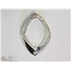 Image 1 : STERLING SILVER DIAMOND PENDANT