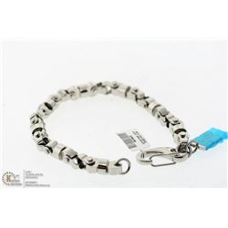 STAINLESS STEEL 9.25" CHAIN BRACELET