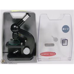 OLYMPUS TOKYO MICROSCOPE IN PLASTIC CASE
