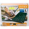 Image 1 : INTEX QUEEN RAISED DOWNY AIR MATTRESS WITH BUILT