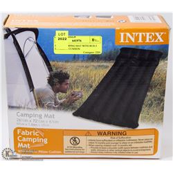 INTEX CAMPING MAT WITH BUILT IN PILLOW CUSHION