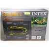 Image 1 : INTEX SEAHAWK INFLATABLE TWO PERSON BOAT W/PUMP