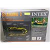 Image 1 : INTEX SEAHAWK INFLATABLE TWO PERSON BOAT W/PUMP