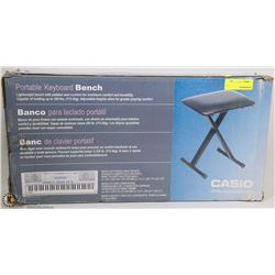 CASIO PORTABLE KEYBOARD BENCH