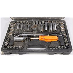 POWERBUILT SOCKET SET IN CASE