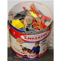 VINTAGE X-LARGE TINKER TOYS CONSTRUCTION SET