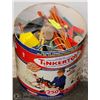 Image 1 : VINTAGE X-LARGE TINKER TOYS CONSTRUCTION SET