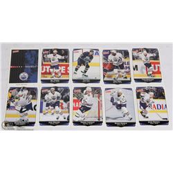 OILERS VICTORY CHECKLIST COMPLETE SET 1999