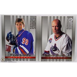 GRETZKY AND MESSIER STUDIO DONRUSS HOCKEY CARDS