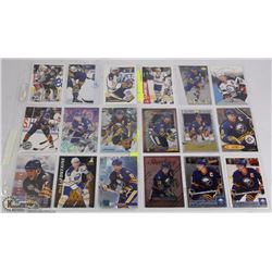 PAT LAFONTAINE HOCKEY CARDS (18 QTY)