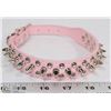 Image 1 : NEW SPIKED PINK DOG COLLAR SIZE MEDIUM