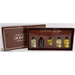DONNA ALDA NATURAL BEAUTY PRODUCTS 5 OILS IN KIT